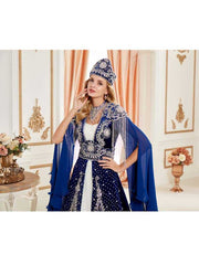 Fancy Blue Caftan Set