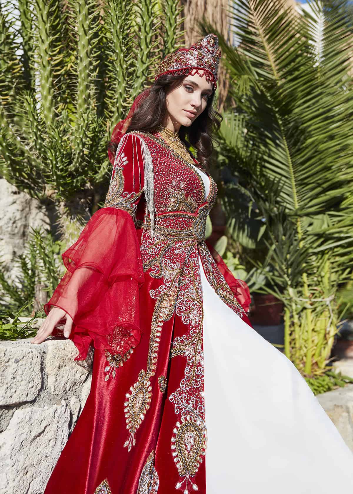 moroccan traditional ethnic caftan dress kaftan