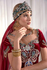 Queen Caftan Set Red