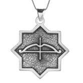 Tozkoparan Oasis Arrow Bow Silver Necklace