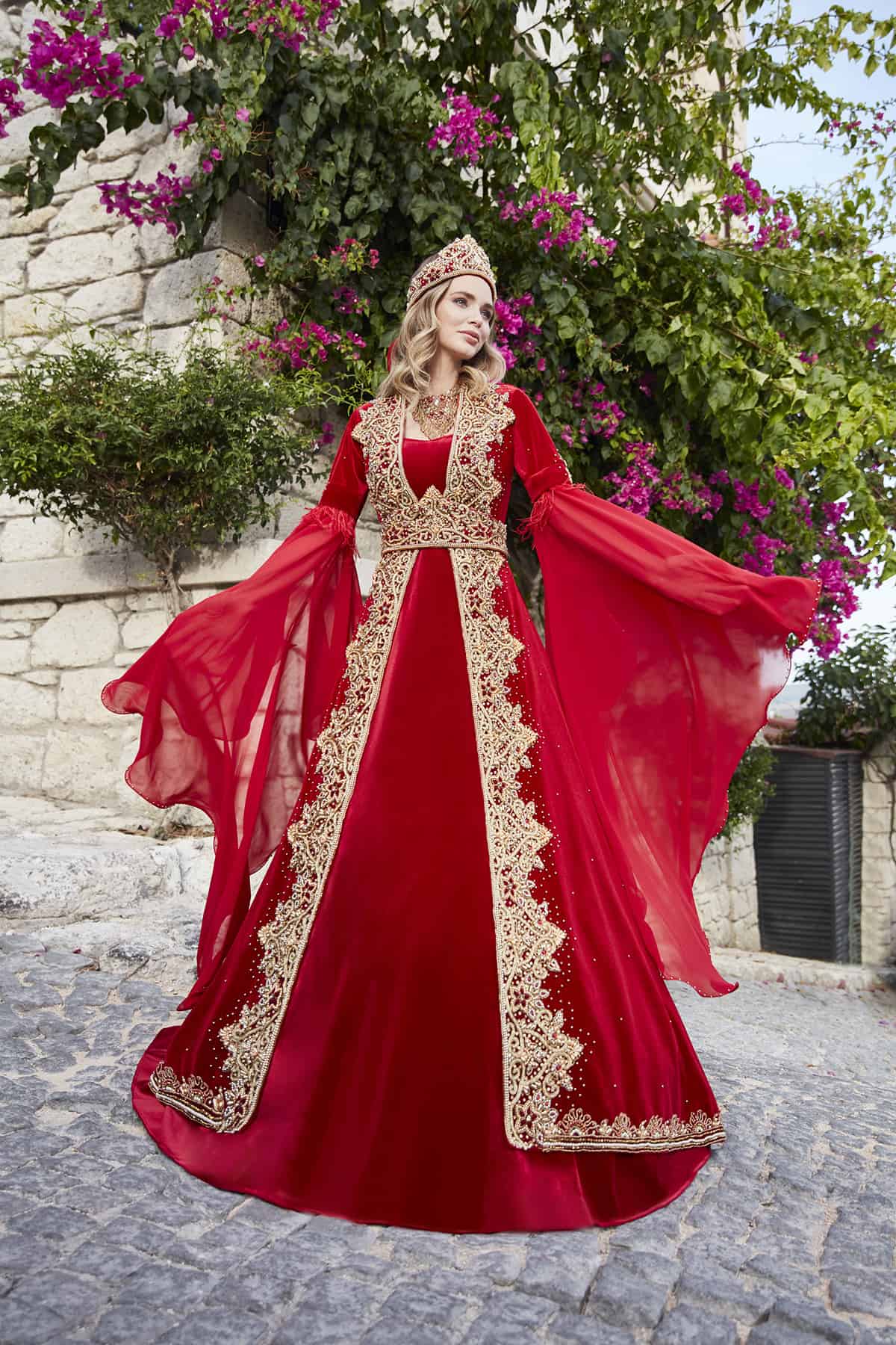 Turkish Henna Night Kaftan Dresses For Bride