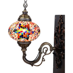 Turkish Wall Mounted Mosaic Lamp