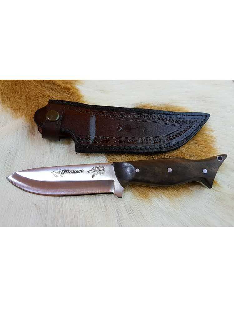 Walnut Handle Hand Forged Knife