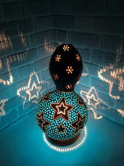 blue-star-gourd-lamp-gourd-art