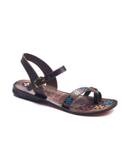 Colorful Leather Sandals For Women