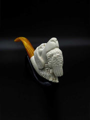 Dog Block Meerschaum Pipe