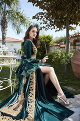 sexy luxury designer formal party caftan gown dresses