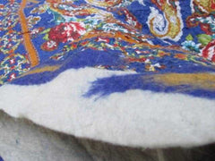 Nuno Felted Placemat Blue Waves