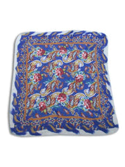 nuno-felted-placemat-blue-waves-wet felting-needle felting-traditional handmade gift shop-fine art