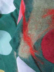 Nuno Felted Scarf Green Leaves