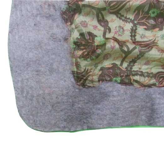 Nuno Felted Scarf Grey Dream-traditional handmade gifts-fine art-nuno felted scarf