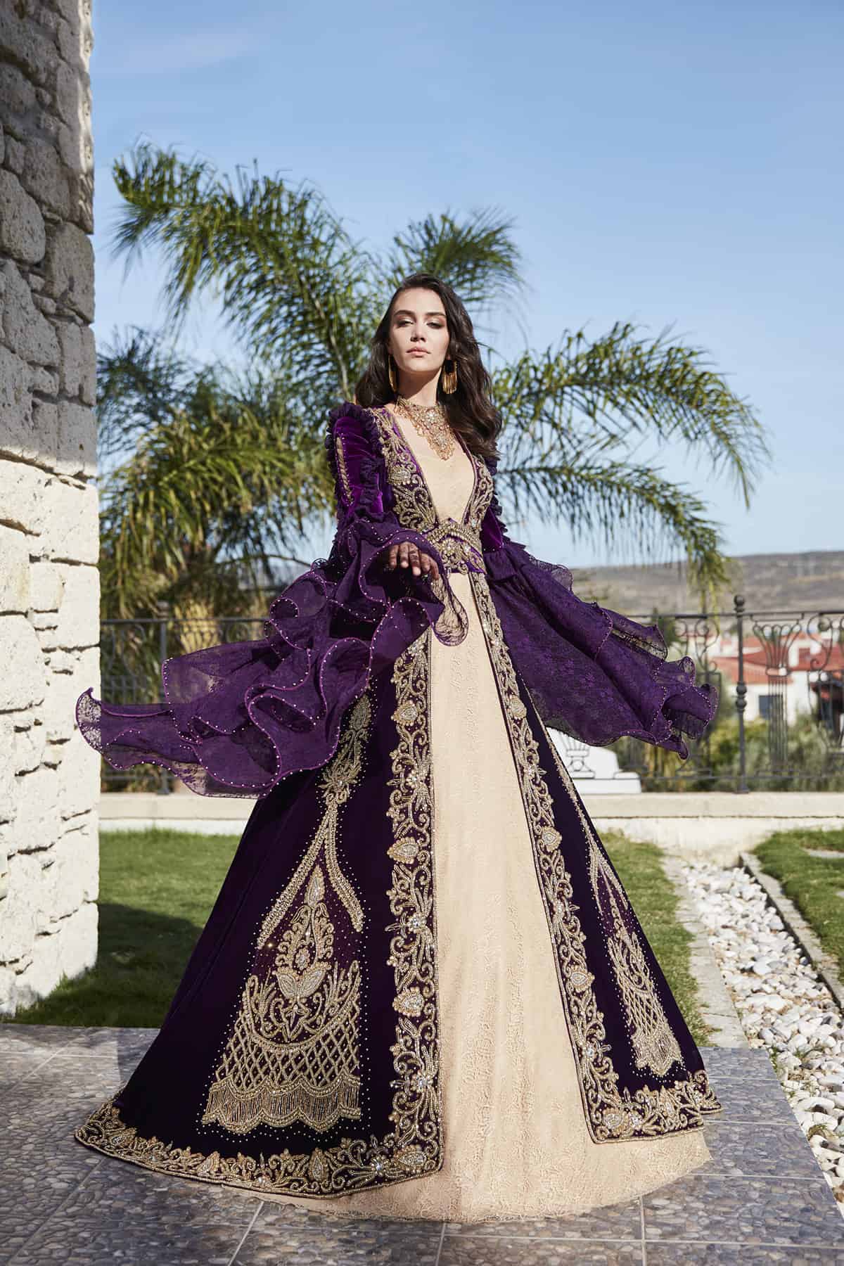 luxury designer formal evening prom party caftan dresses