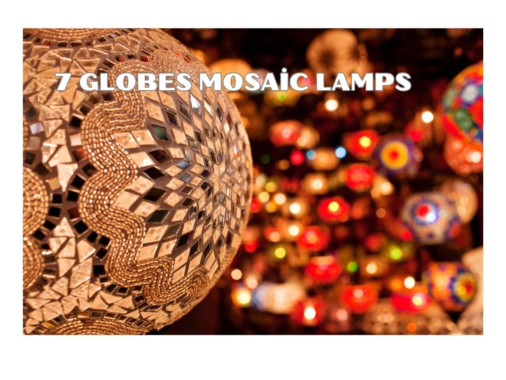 7 Globes Mosaic Lamps