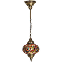 1 Globe Multicolour Turkish Chandelier for sale