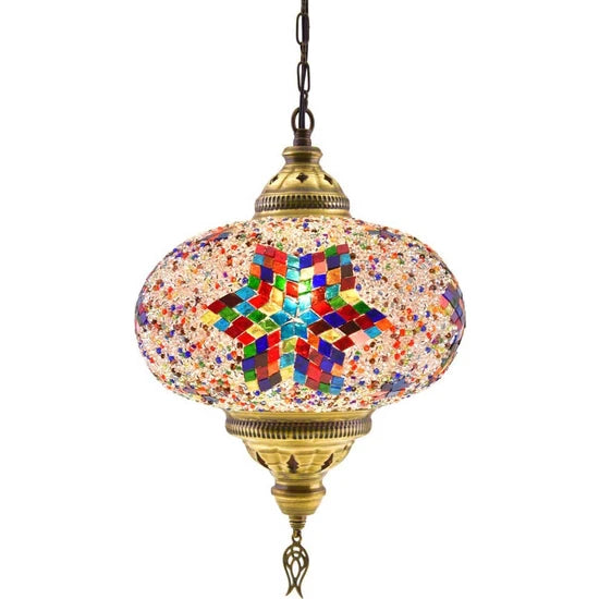 1 Globe Turkish Ceiling Light for sale