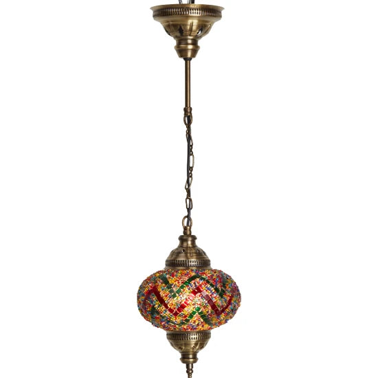 1 Globe Turkish Chandelier for sale