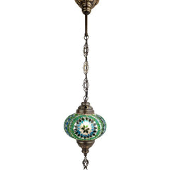 1 Globe Turkish Chandelier for sale