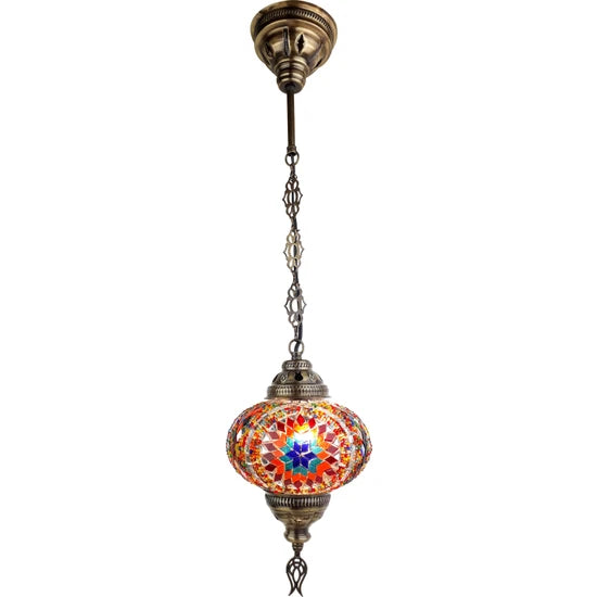 1 Globe Turkish Hanging Light for sale