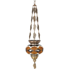 1 Globe Turkish Mosaic Chandelier Candlestick