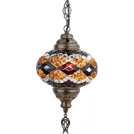 1 Globe Turkish Mosaic Lamp