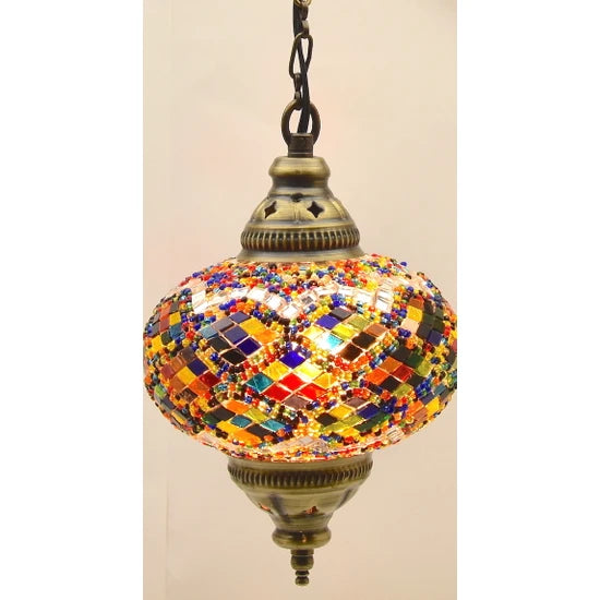 1 Globe Turkish Mosaic Lamp