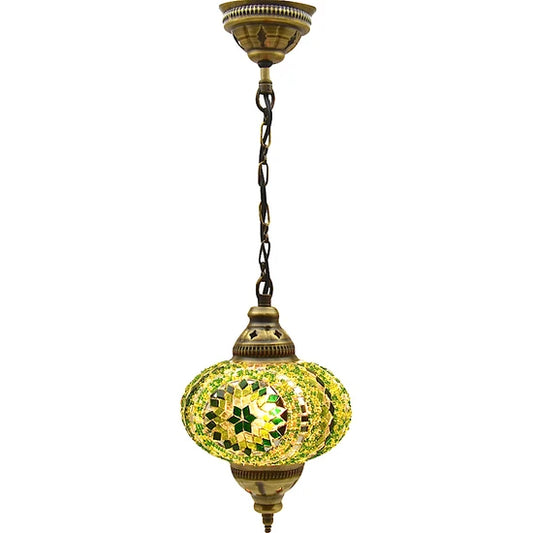 1 Globe Turkish Mosaic Lamp