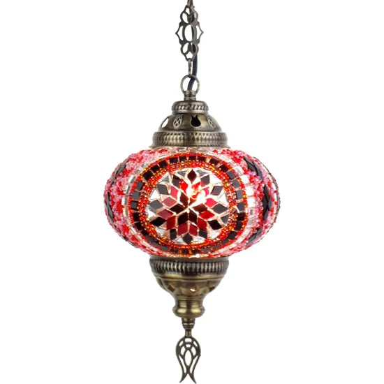 1 Globe Turkish Mosaic Lamp