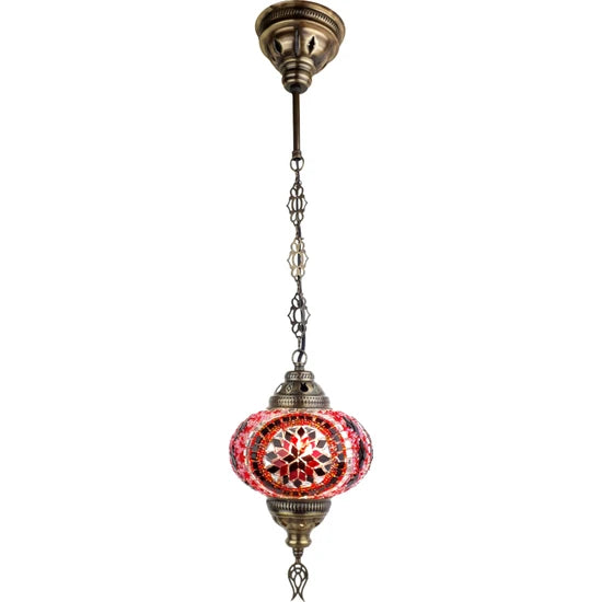 1 Globe Turkish Mosaic Lamp for sale