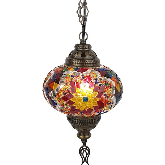 1 Globe Turkish Mosaic Lamp