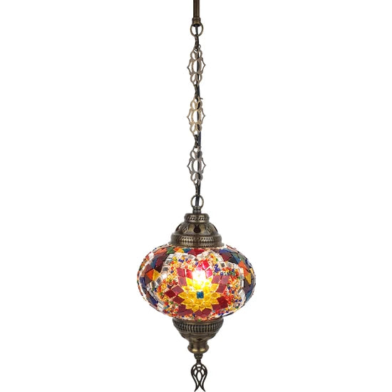 1 Globe Turkish Mosaic Lamp for sale