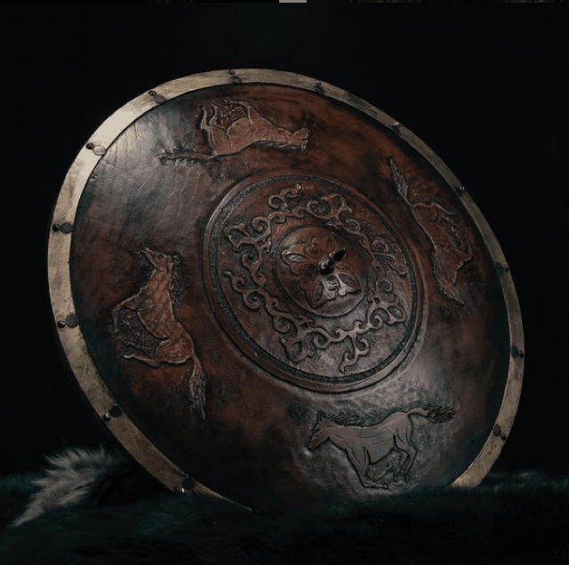 Dirilis Ertugrul Leather Shield