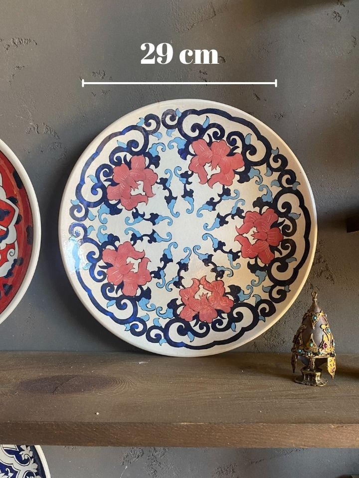 Turkish Blooms Aesthetic Room Decor Wall Plate