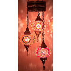 3 Globe Turkish Hanging Lights