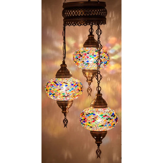 3 Globe Turkish Lamps