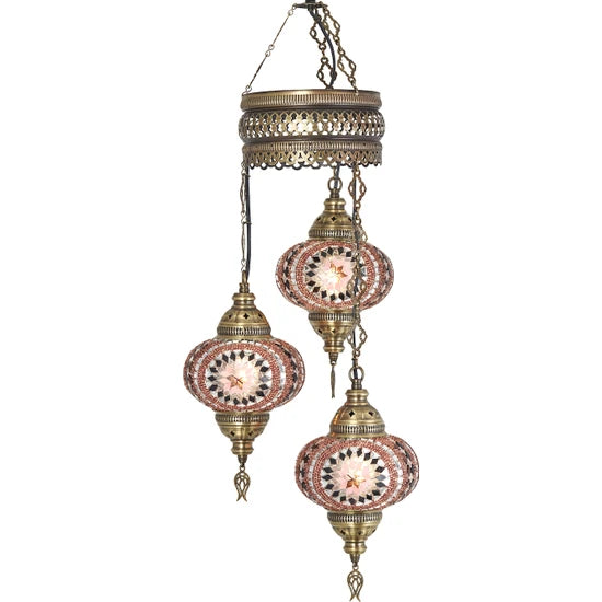 3 Globe Turkish Style Lamps