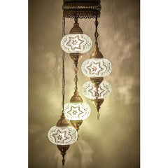 5 Globe Turkish Handmade Light Fixtures