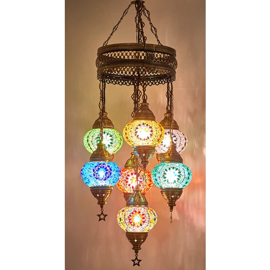 7 Globe Turkish Lanterns