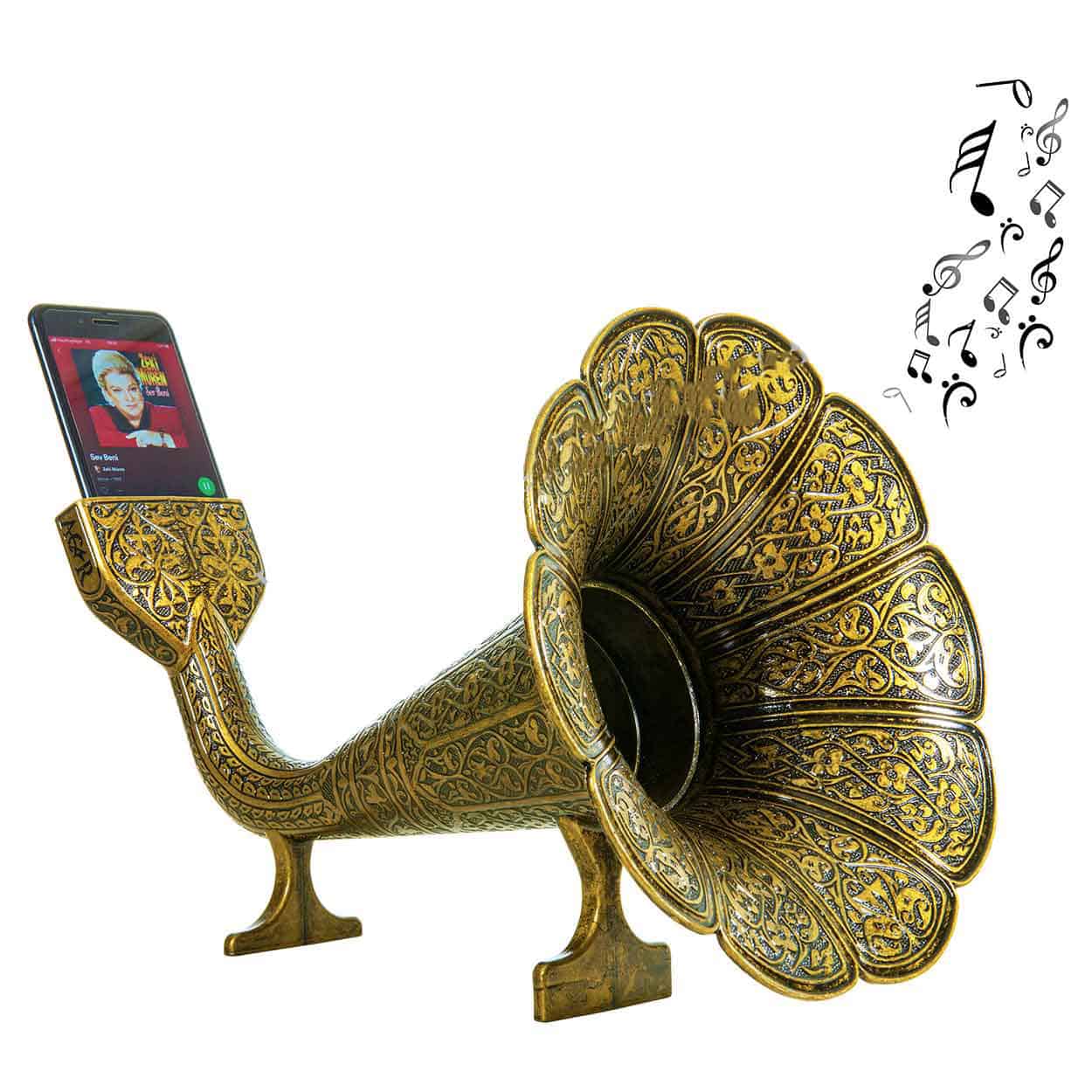 Acoustic Gramophone Speaker Phone Dock