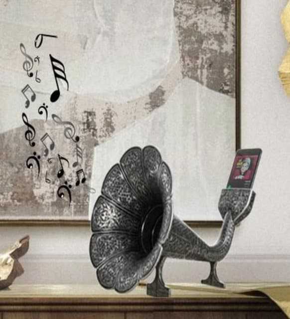 Acoustic Gramophone Speaker Phone Dock