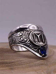 Cool Archery Silver Mens Ring