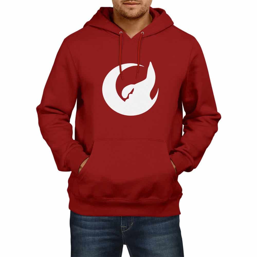 Crescent and Wolf Hooded Sweatshirt