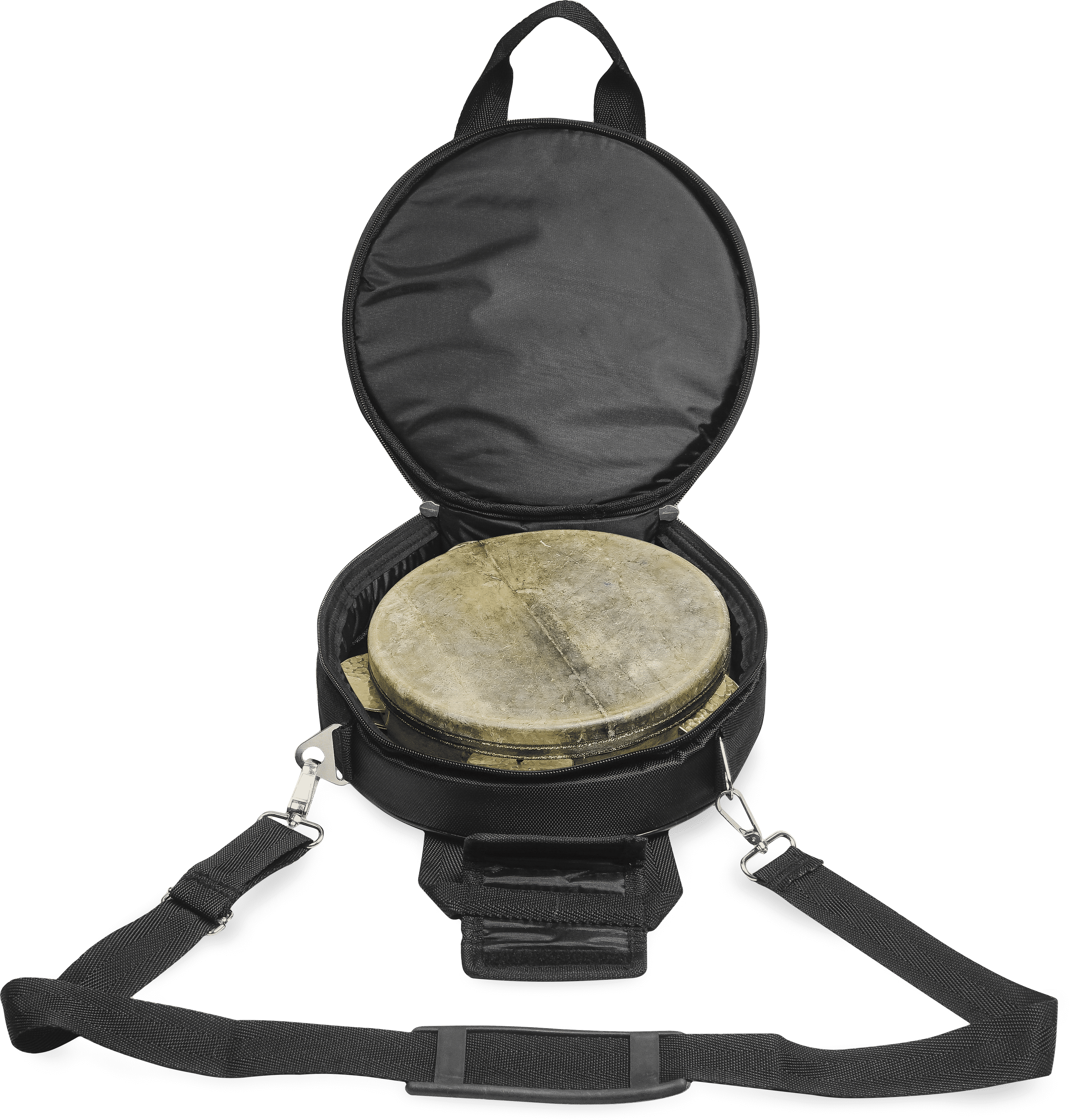 Agean Pro Tunable Riq With Fish Skin And Hand Hammered Bells - 22 Cm