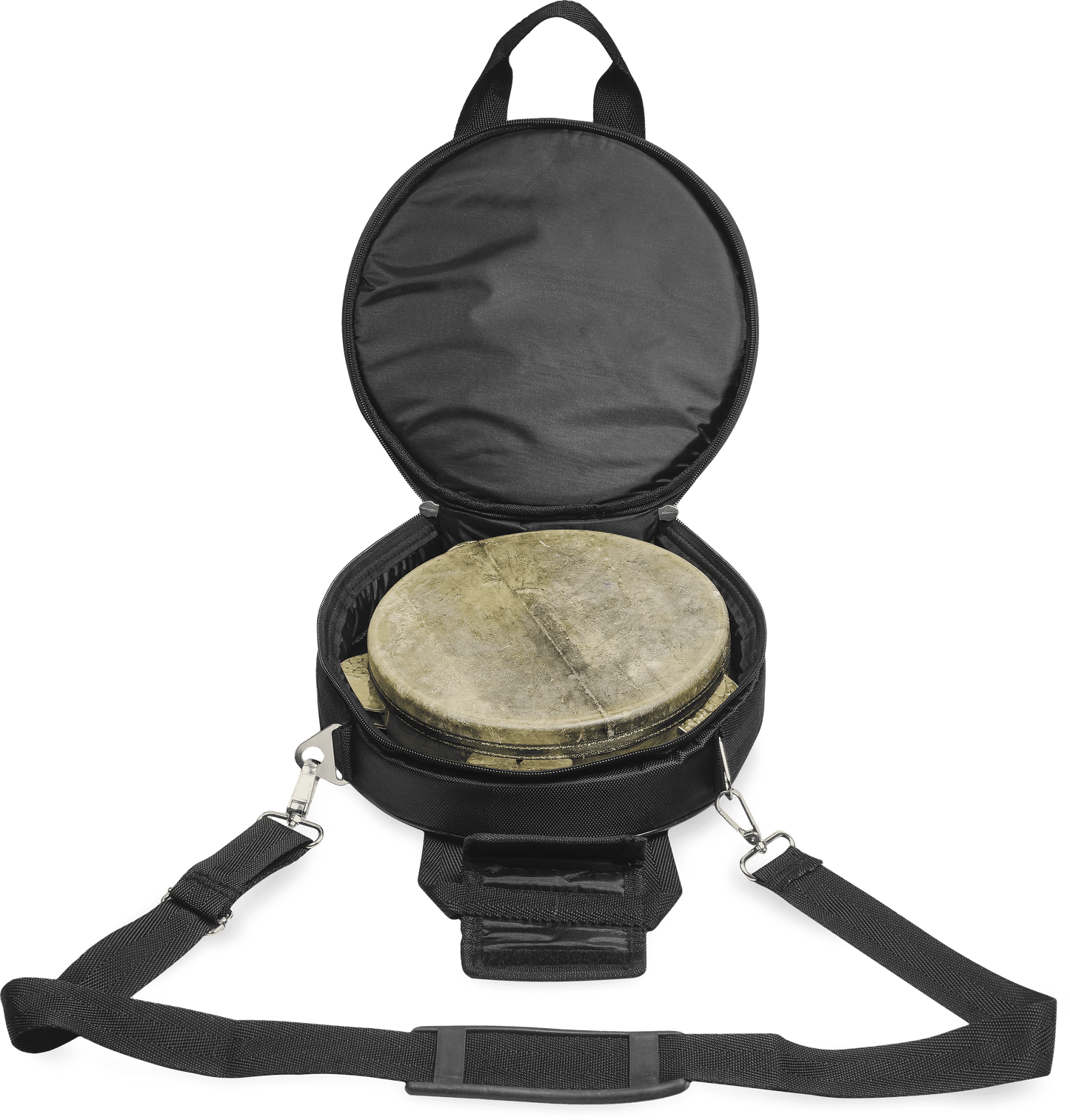 Agean Pro Tunable Riq With Fish Skin And Hand Hammered Bells - 23 Cm
