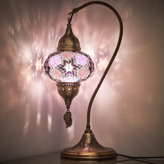 Decorative Turkish Mosaic Hanging Table Lamp