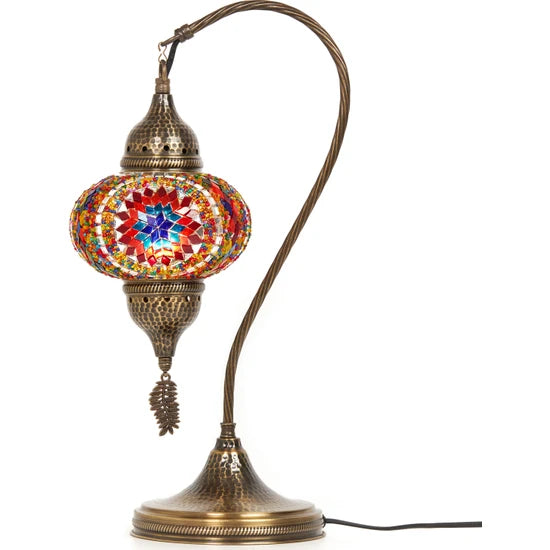 Decorative Turkish Stained Glass Hanging Table Lamp