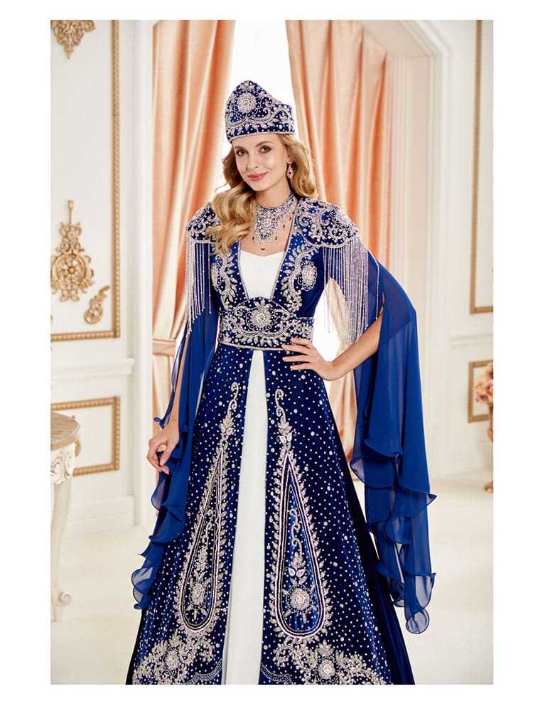 Fancy Blue Caftan Set