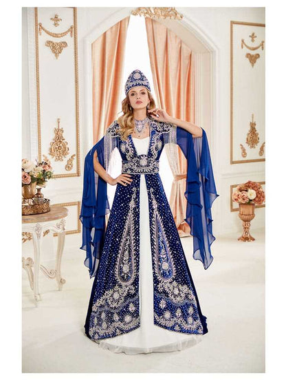 Fancy Blue Caftan Set