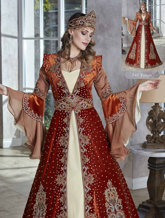 Buy Turkish Henna Dress For Sale - Caftan Dresses at Turkeyfamousfor Buy Turkish Henna Dress For Sale - Caftan Dresses at Turkeyfamousfor