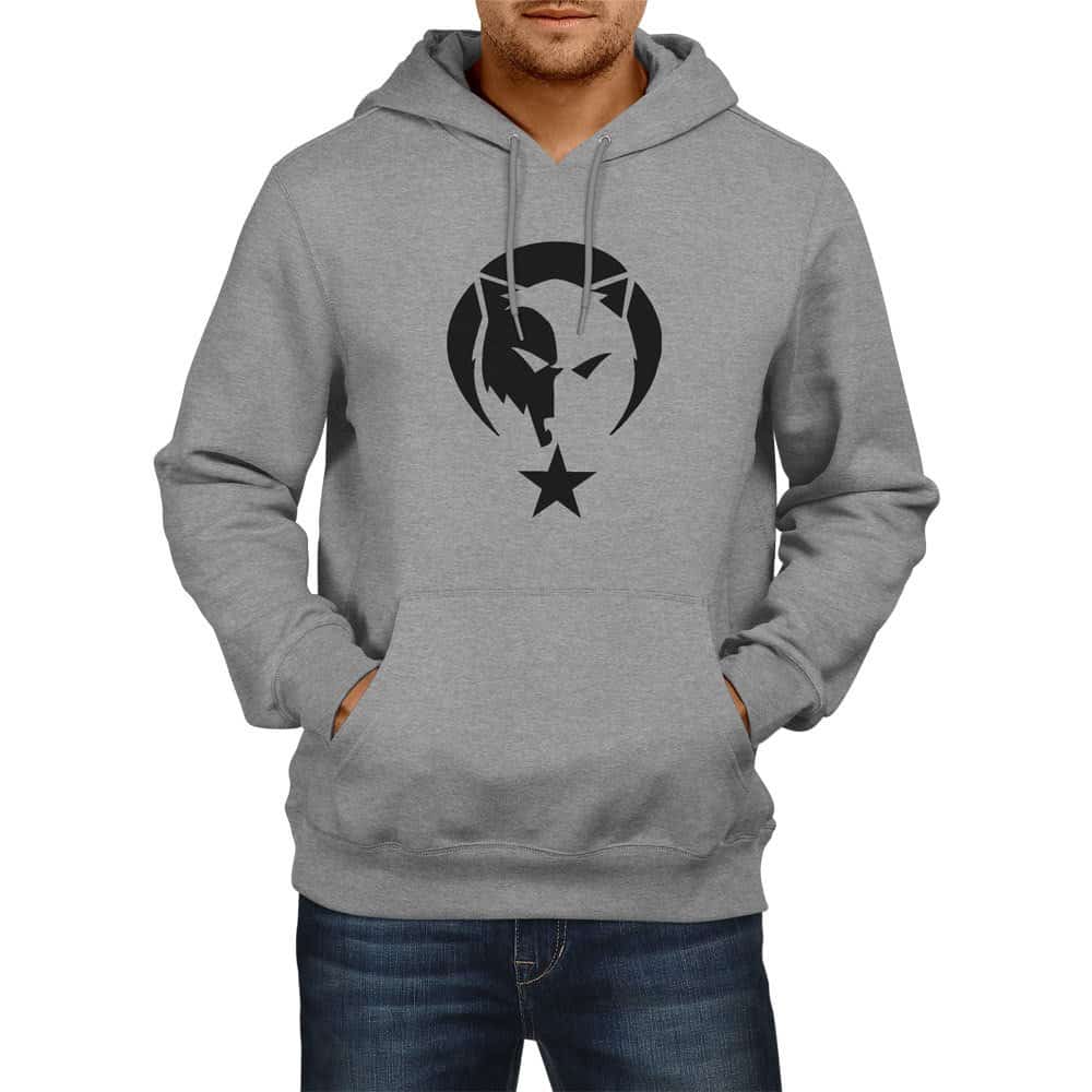 Gray Wolf Hooded Sweatshirt