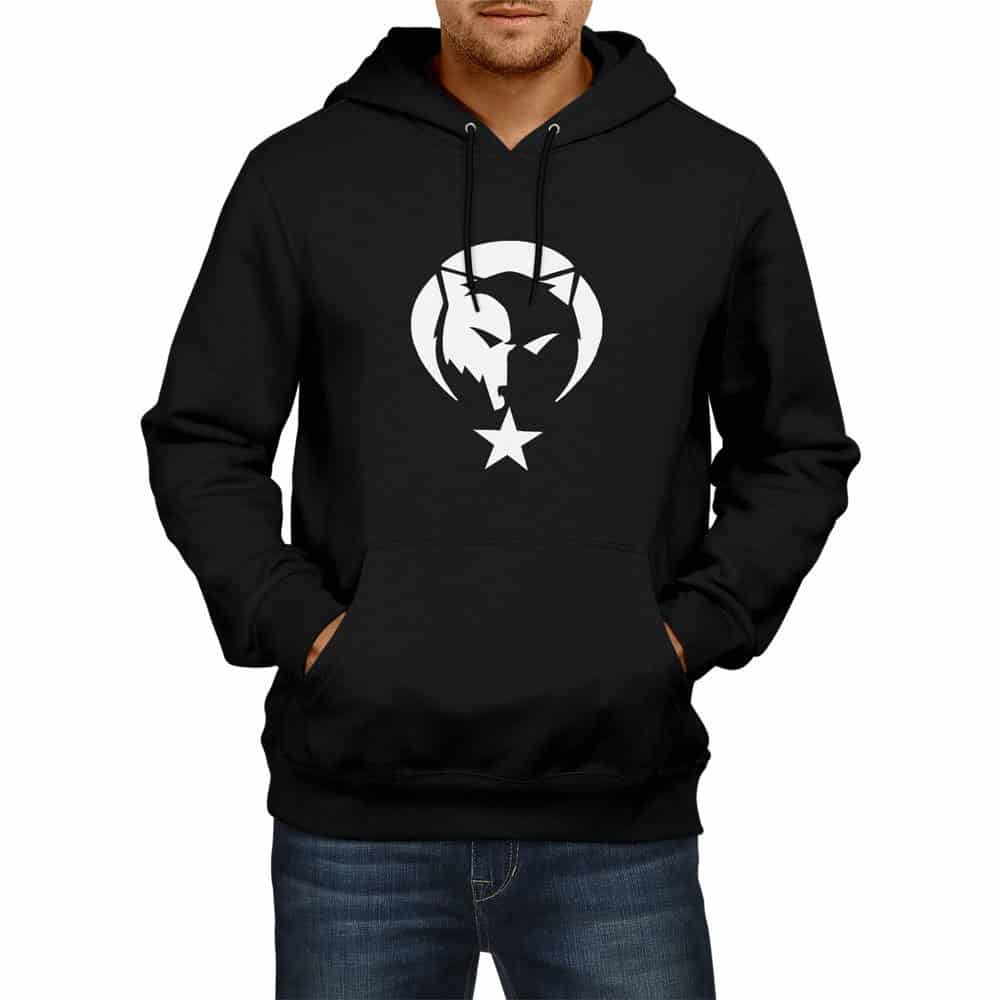 Gray Wolf Hooded Sweatshirt